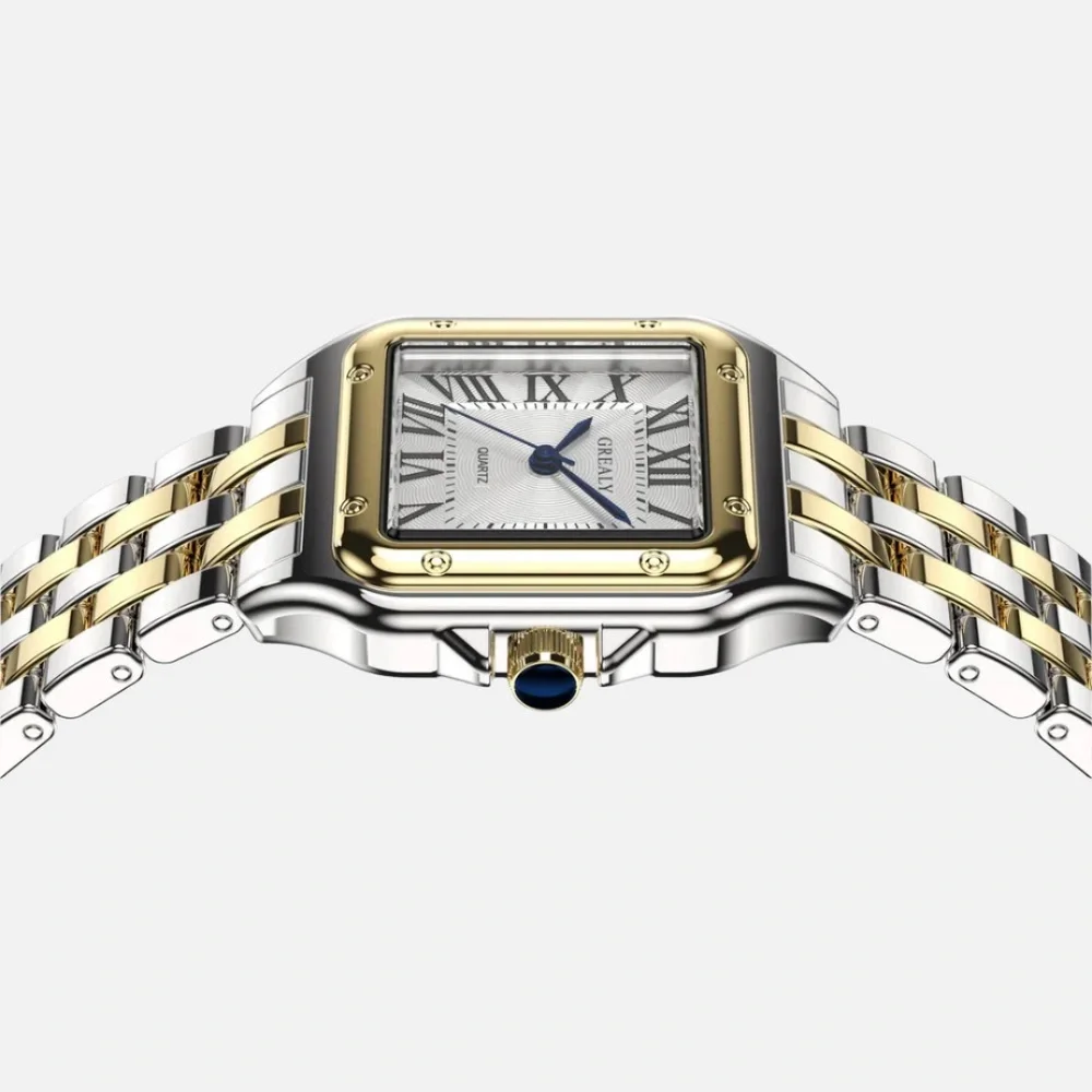 Panthere Classic Square Two-Tone Watch